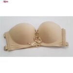 سوتین دکلته زنانه ماییلدا مدل قابل تنظیم بند متحرک کد 5308 رنگ قهوه ای روشن