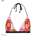 ست 2 تکه مایو دخترانه مدل 11018 رنگ صورتی