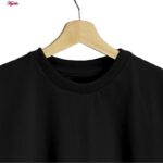 تی‌شرت آستین کوتاه مردانه مدل نیکریس پنبه ای کد 5315-S-NR&R رنگ مشکی