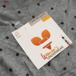 کراپ‌تاپ زنانه ماییلدا مدل پددار خال خالی کد 5301-6853 رنگ طوسی