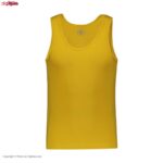 زیرپوش رکابی مردانه برهان تن پوش مدل 16-01 رنگ خردلی  بسته 2 عددی