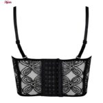 سوتین فنردار زنانه ماییلدا مدل پولکی بلند کد 5303-007 رنگ مشکی