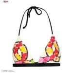 ست 2 تکه مایو دخترانه مدل 11017 رنگ کرم