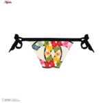 ست 2 تکه مایو دخترانه مدل 11017 رنگ کرم