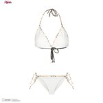 ست 2 تکه مایو دخترانه مدل 11021 رنگ سفید