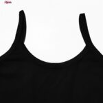 تاپ راحتی زنانه برهان تن پوش مدل پنبه ای کد 1021 رنگ مشکی