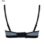 ست شورت و سوتین زنانه ماییلدا مدل پاپیون بدون فنر کاپ اسفنجی کد 5300-A881 رنگ طوسی