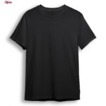 تی شرت آستین کوتاه مردانه مدل ساده کد K00 رنگ مشکی