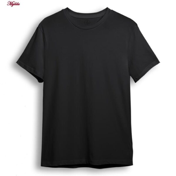 تی شرت آستین کوتاه مردانه مدل ساده کد K00 رنگ مشکی