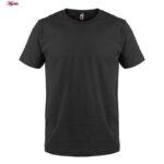 تی شرت آستین کوتاه مردانه مدل ساده پنبه ای رنگ مشکی