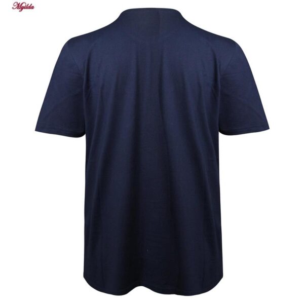 تی‌شرت آستین کوتاه مردانه مدل پنبه ای کد 5315-S-NR رنگ سرمه ای