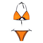 ست 2 تکه مایو دخترانه مدل 11014 رنگ نارنجی