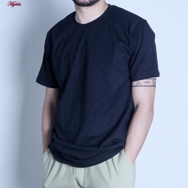 تی شرت آستین کوتاه مردانه مدل بیسیک دن ور رنگ مشکی