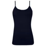 تاپ راحتی زنانه برهان تن پوش مدل پنبه ای کد 1021 رنگ سرمه ای