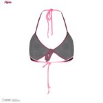 ست 2 تکه مایو دخترانه مدل 11003 رنگ مشکی