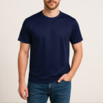 تی‌شرت آستین کوتاه مردانه مدل NC1-23-03 رنگ سرمه‌ای