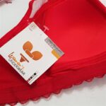 ست شورت و سوتین زنانه ماییلدا مدل پاپیون بدون فنر کاپ اسفنجی کد 5300-A881 رنگ قرمز