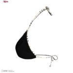 ست 2 تکه مایو دخترانه مدل 11020 رنگ مشکی