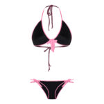 ست 2 تکه مایو دخترانه مدل 11003 رنگ مشکی