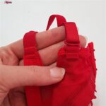 ست شورت و سوتین زنانه ماییلدا مدل پاپیون بدون فنر کاپ اسفنجی کد 5300-A881 رنگ قرمز