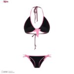 ست 2 تکه مایو دخترانه مدل 11003 رنگ مشکی