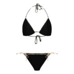 ست 2 تکه مایو دخترانه مدل 11020 رنگ مشکی