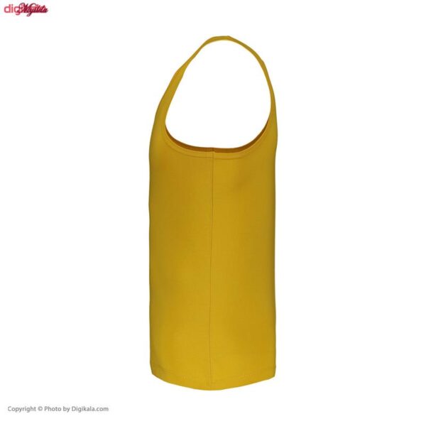 زیرپوش رکابی مردانه برهان تن پوش مدل 16-01 رنگ خردلی  بسته 2 عددی