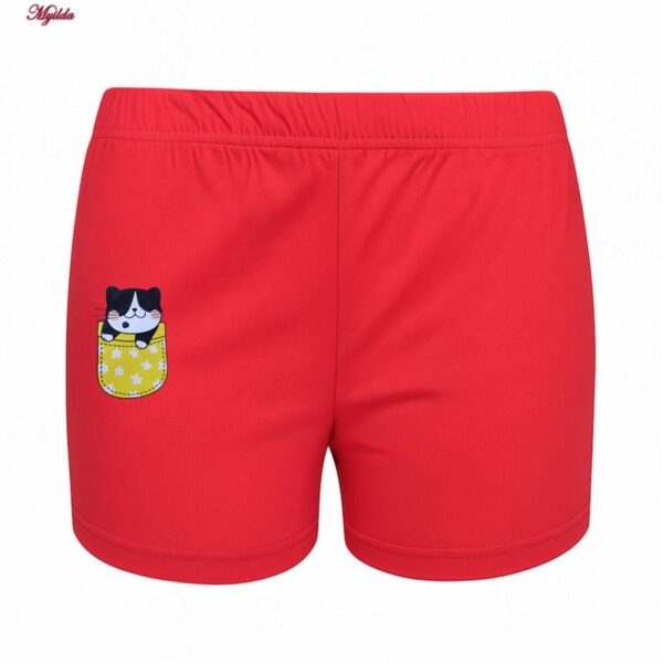 شلوارک راحتی زنانه ماییلدا مدل گربه بازیگوش کد 5325