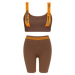 ست نیم تنه و شلوارک ورزشی زنانه ماییلدا مدل 5327