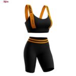 ست نیم‌تنه و شلوارک ورزشی زنانه ماییلدا مدل 5327