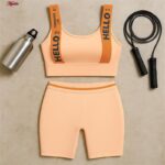 ست نیم‌تنه و شلوارک ورزشی زنانه ماییلدا مدل 5327