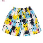 شلوارک راحتی زنانه مدل گربه کد 5356