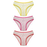 شورت زنانه ماییلدا مدل راه‌راه کد 5322-2 بسته 3 عددی