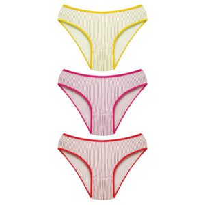 شورت زنانه ماییلدا مدل راهراه کد 5322-2 بسته 3 عددی