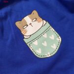 شلوارک راحتی زنانه ماییلدا مدل گربه بازیگوش کد 5325