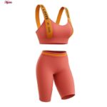 ست نیم‌تنه و شلوارک ورزشی زنانه ماییلدا مدل 5327