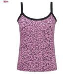 تاپ راحتی زنانه ماییلدا مدل پلنگی کد 5328-1