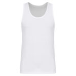 زیرپوش رکابی یقه گرد مردانه آیدا جید مدل نخ پنبه کد 5330-1