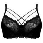 سوتین فنردار هارنس ضربدری زنانه ماییلدا مدل 5334 رنگ مشکی