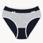 شورت زنانه مدل راه‌راه کد 5408-Y97