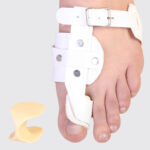 مجموعه اسپلینت هالکوس والگوس طب و صنعت مدل 10100 به همراه فاصله دهنده پا سایز L پای چپ