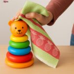 دستمال نظافت خانه و آشپزخانه نخ ماییلدا مدل 5399 بسته 8 عددی