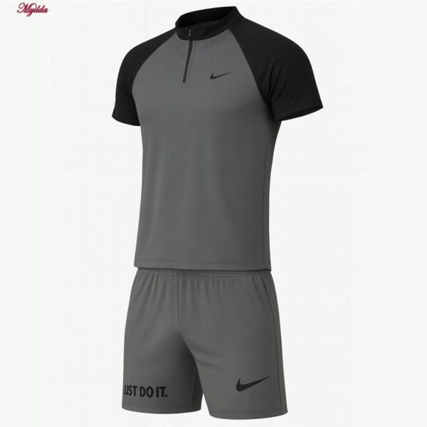 ست تی‌شرت آستین کوتاه و شلوارک ورزشی مردانه مدل 5374-806