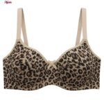 ست شورت و سوتین زنانه شارمین مدل پلنگی فنردار کد 5466-2065