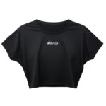 کراپ تی شرت ورزشی آستین کوتاه زنانه مدل 5488-577