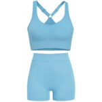 ست نیم‌تنه و شلوارک ورزشی زنانه ماییلدا مدل 5472-10411