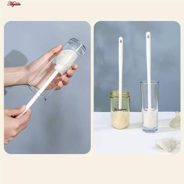 برس شیشه شوی مدل سیلیکونی 360 درجه کد 5434 بسته 2 عددی