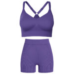 ست نیم‌تنه و شلوارک ورزشی زنانه ماییلدا مدل 5472-10411