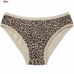 ست شورت و سوتین زنانه شارمین مدل پلنگی فنردار کد 5466-2065