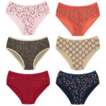 شورت زنانه اما مدل 5412-4045 بسته 6 عددی